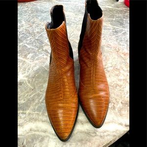 Vagabond Genuine Leather Snakeskin Ankle boots size US 11 / Euro 41 -